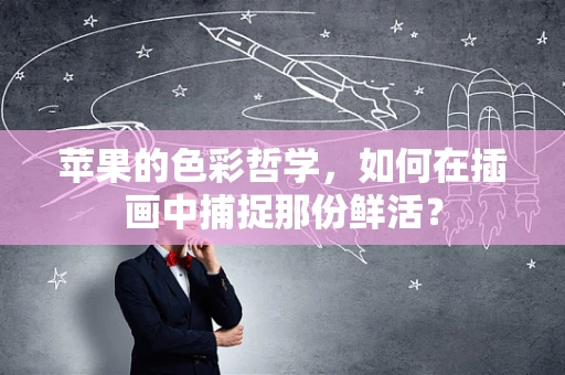 苹果的色彩哲学，如何在插画中捕捉那份鲜活？
