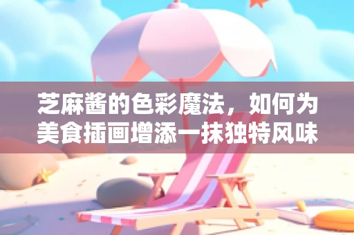 芝麻酱的色彩魔法，如何为美食插画增添一抹独特风味？