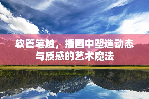 软管笔触，插画中塑造动态与质感的艺术魔法
