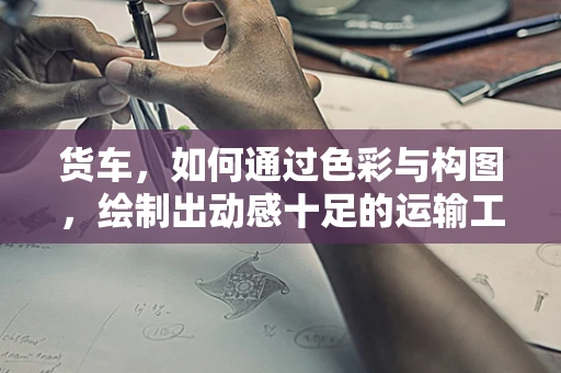 货车，如何通过色彩与构图，绘制出动感十足的运输工具？
