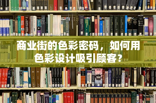商业街的色彩密码，如何用色彩设计吸引顾客？
