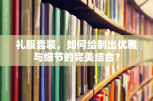 礼服套装，如何绘制出优雅与细节的完美结合？