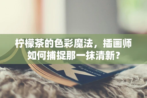 柠檬茶的色彩魔法，插画师如何捕捉那一抹清新？