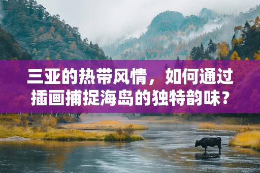 三亚的热带风情，如何通过插画捕捉海岛的独特韵味？