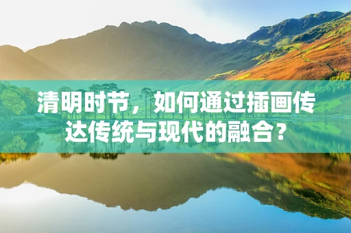 清明时节，如何通过插画传达传统与现代的融合？