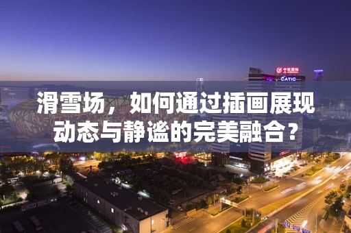 滑雪场，如何通过插画展现动态与静谧的完美融合？