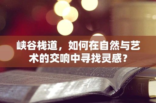 峡谷栈道，如何在自然与艺术的交响中寻找灵感？
