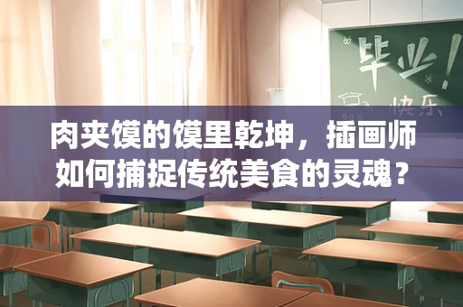 肉夹馍的馍里乾坤，插画师如何捕捉传统美食的灵魂？