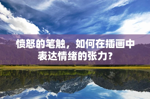愤怒的笔触，如何在插画中表达情绪的张力？