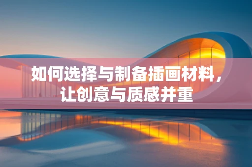 如何选择与制备插画材料，让创意与质感并重