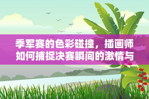 季军赛的色彩碰撞，插画师如何捕捉决赛瞬间的激情与荣耀？