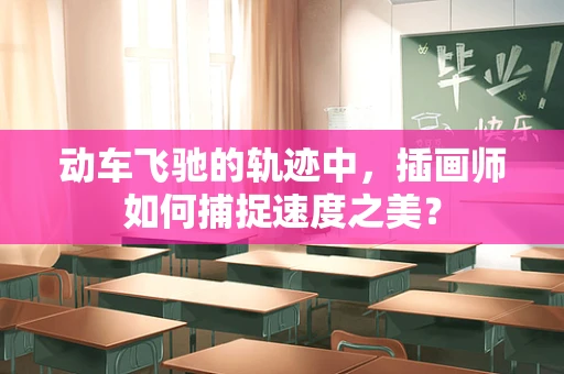 动车飞驰的轨迹中，插画师如何捕捉速度之美？