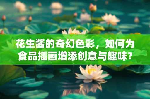 花生酱的奇幻色彩，如何为食品插画增添创意与趣味？