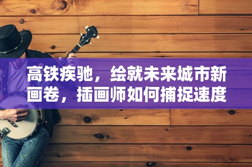 高铁疾驰，绘就未来城市新画卷，插画师如何捕捉速度与美的瞬间？