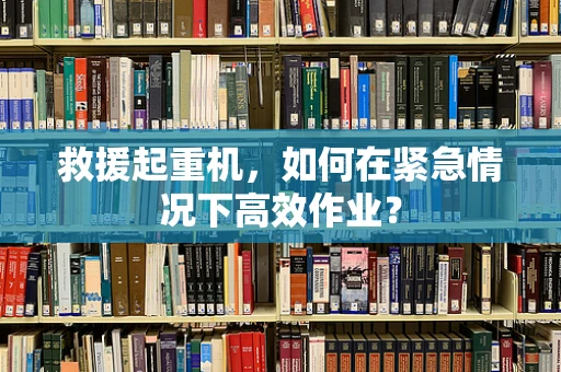 救援起重机，如何在紧急情况下高效作业？