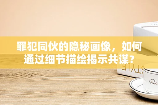 罪犯同伙的隐秘画像，如何通过细节描绘揭示共谋？