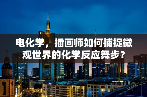 电化学，插画师如何捕捉微观世界的化学反应舞步？