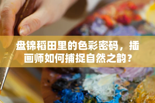 盘锦稻田里的色彩密码，插画师如何捕捉自然之韵？