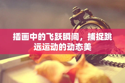 插画中的飞跃瞬间，捕捉跳远运动的动态美