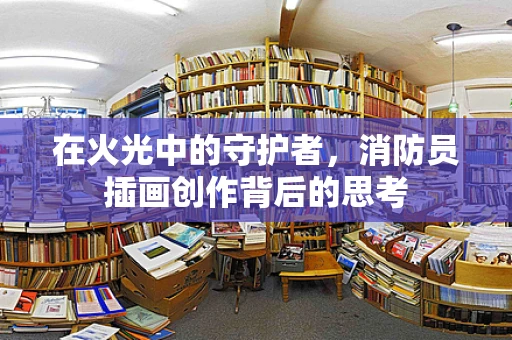 在火光中的守护者，消防员插画创作背后的思考