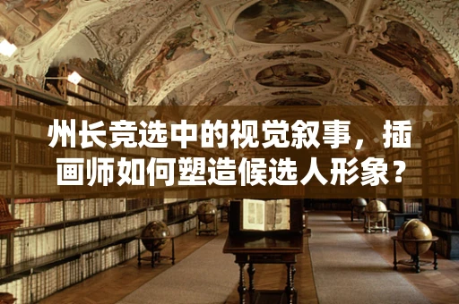 州长竞选中的视觉叙事，插画师如何塑造候选人形象？