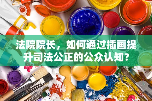 法院院长，如何通过插画提升司法公正的公众认知？