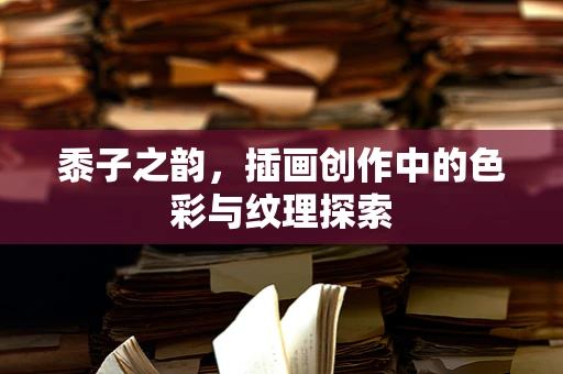 黍子之韵，插画创作中的色彩与纹理探索