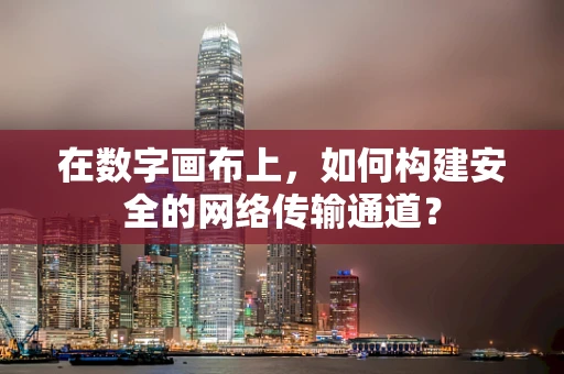 在数字画布上，如何构建安全的网络传输通道？