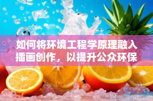 如何将环境工程学原理融入插画创作，以提升公众环保意识？