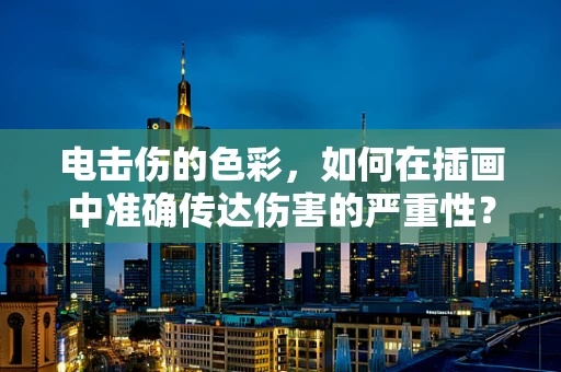 电击伤的色彩，如何在插画中准确传达伤害的严重性？