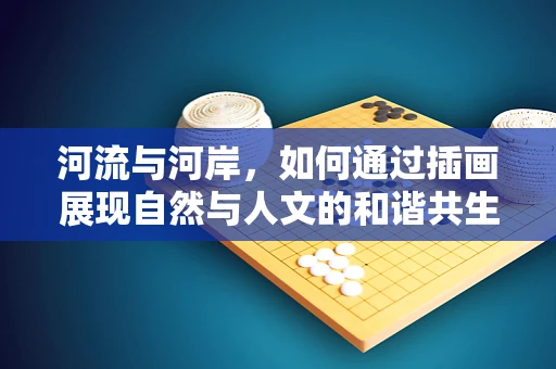 河流与河岸，如何通过插画展现自然与人文的和谐共生？