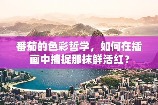 番茄的色彩哲学，如何在插画中捕捉那抹鲜活红？