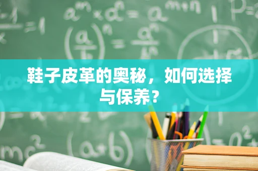 鞋子皮革的奥秘，如何选择与保养？