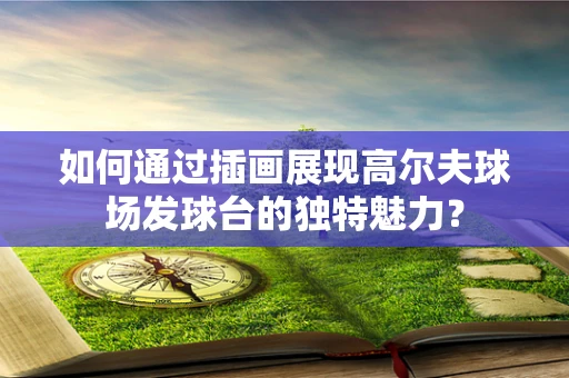 如何通过插画展现高尔夫球场发球台的独特魅力？