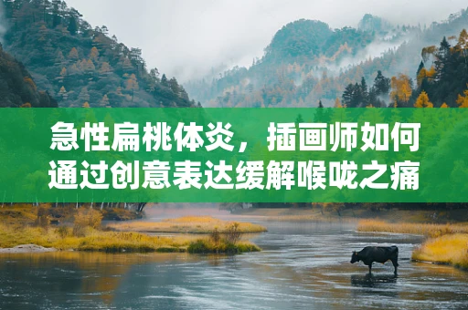 急性扁桃体炎，插画师如何通过创意表达缓解喉咙之痛？