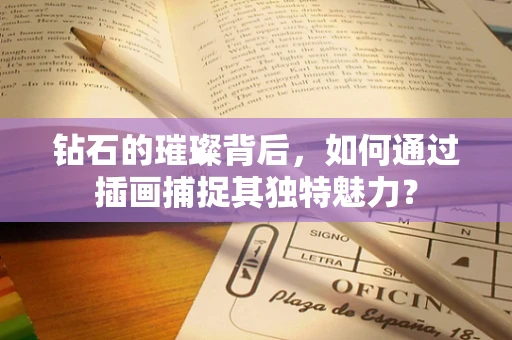 钻石的璀璨背后，如何通过插画捕捉其独特魅力？