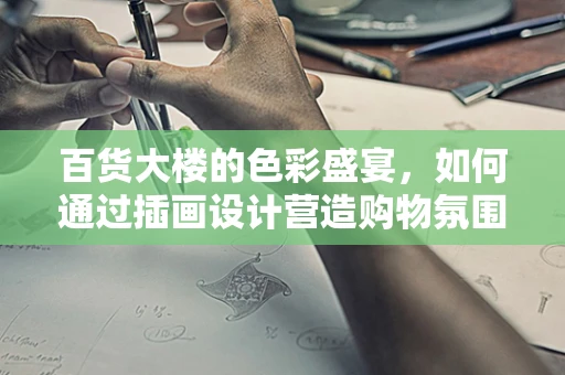 百货大楼的色彩盛宴，如何通过插画设计营造购物氛围？
