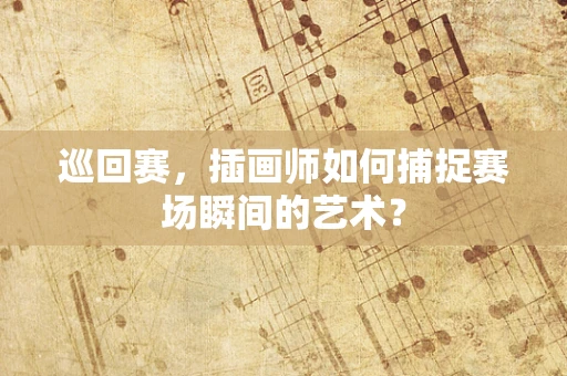 巡回赛，插画师如何捕捉赛场瞬间的艺术？