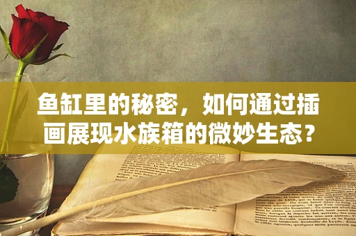 鱼缸里的秘密，如何通过插画展现水族箱的微妙生态？