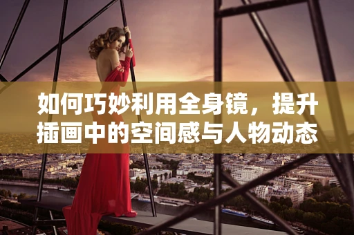 如何巧妙利用全身镜，提升插画中的空间感与人物动态？