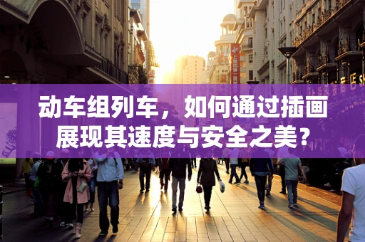 动车组列车，如何通过插画展现其速度与安全之美？