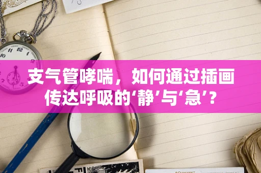 支气管哮喘，如何通过插画传达呼吸的‘静’与‘急’？