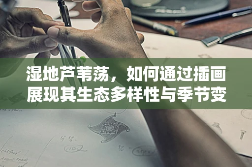 湿地芦苇荡，如何通过插画展现其生态多样性与季节变化？