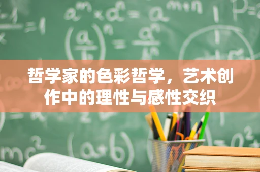 哲学家的色彩哲学，艺术创作中的理性与感性交织