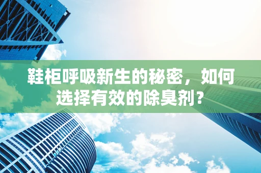 鞋柜呼吸新生的秘密，如何选择有效的除臭剂？