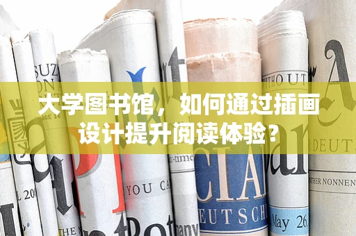 大学图书馆，如何通过插画设计提升阅读体验？