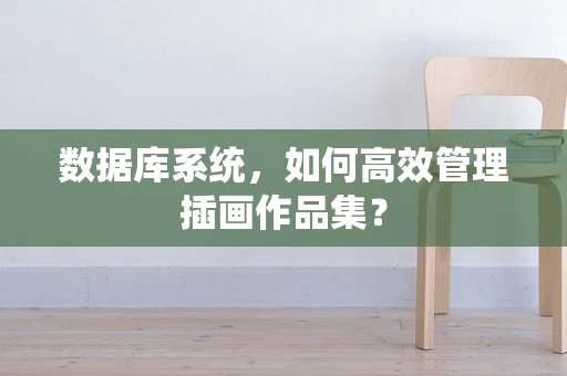 数据库系统，如何高效管理插画作品集？
