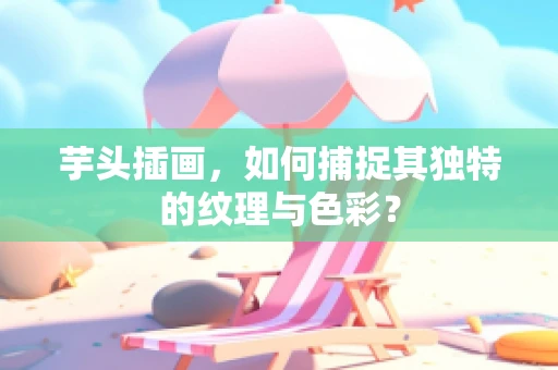 芋头插画，如何捕捉其独特的纹理与色彩？
