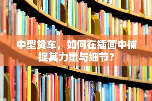 中型货车，如何在插画中捕捉其力量与细节？