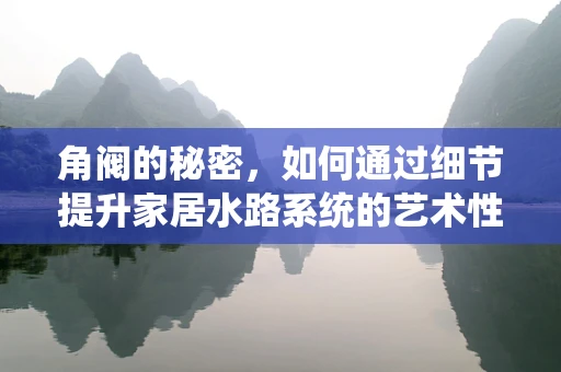 角阀的秘密，如何通过细节提升家居水路系统的艺术性？